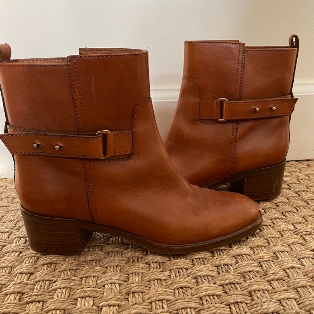 J. Crew Leather Ankle Boots